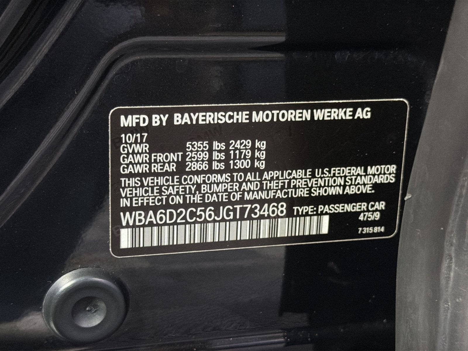 2018 BMW 6 Series 640i xDrive Gran Coupe