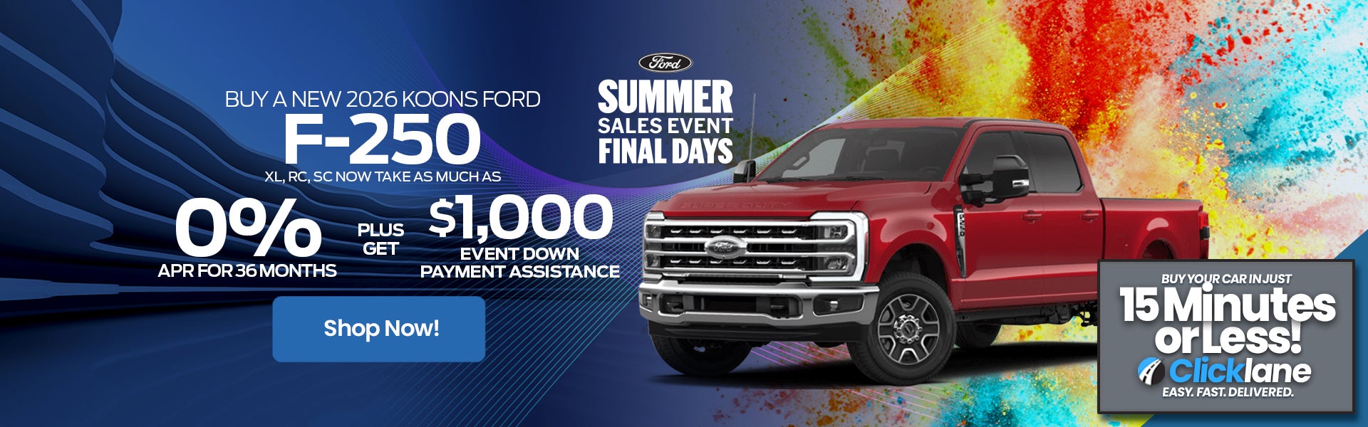 2026 Ford F250 APR Offer