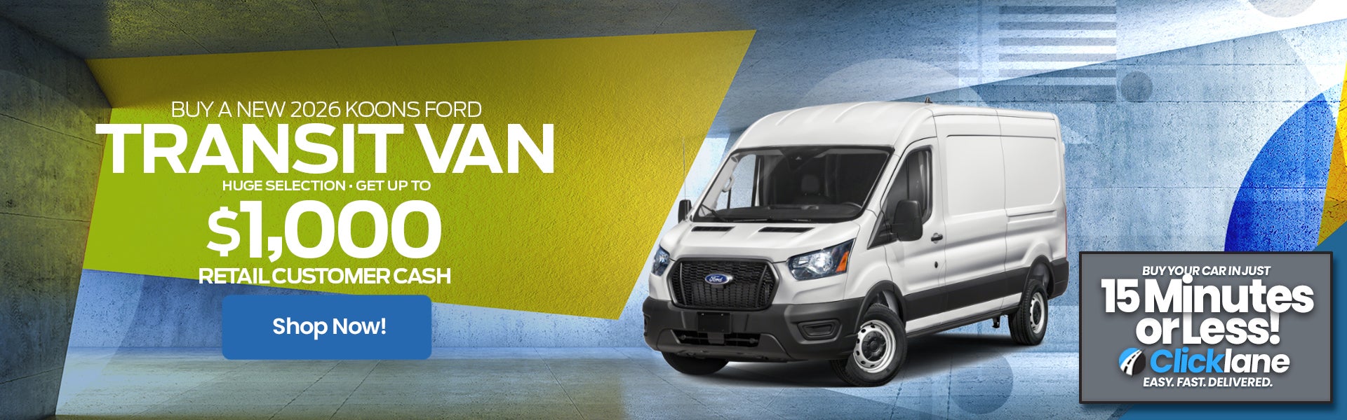 2026 Ford Transit Rebate Offer