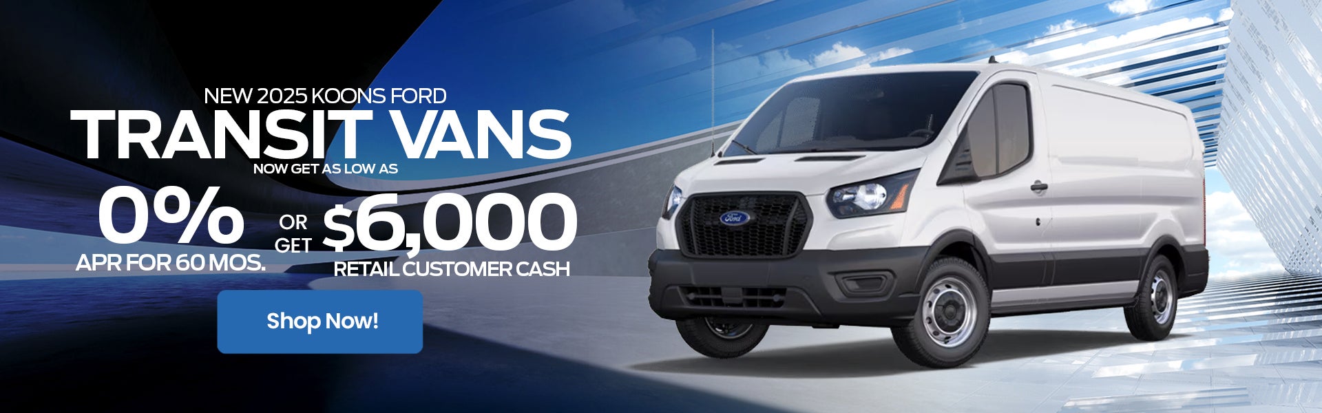 2025 Ford Transit APR Offer